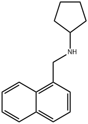 N-(naphthalen-1-ylmethyl)cyclopentanamine Struktur