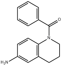 1-benzoyl-1,2,3,4-tetrahydroquinolin-6-amine Struktur