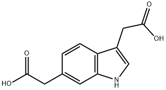 3,6-Indolediaceticacid(5CI) Structure