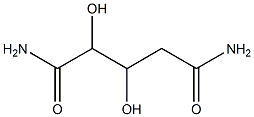 Glutaramide,  -alpha-,-bta--dihydroxy-  (3CI) 化学構造式