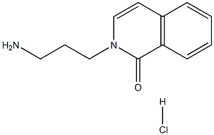 1(2H)-Isoquinolinone, 2-(3-aminopropyl)-, hydrochloride (1:1) Struktur