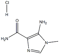 4-Imidazolecarboxamide,5-amino-1-methyl-,hydrochloride(5CI),858221-77-9,结构式