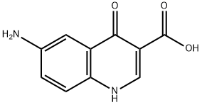 3-Quinolinecarboxylicacid,6-amino-1,4-dihydro-4-oxo-(7CI,9CI) Struktur