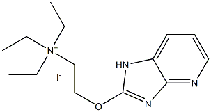 triethyl-[2-(2,7,9-triazabicyclo[4.3.0]nona-2,4,8,10-tetraen-8-yloxy)e thyl]azanium iodide 结构式