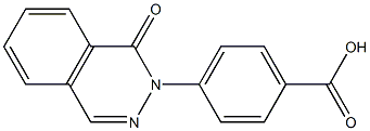 4-(1-oxophthalazin-2(1H)-yl)benzoic acid Struktur
