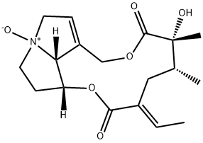 Integerrimin-N-oxid 化学構造式