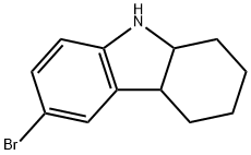 1H-Carbazole, 6-broMo-2,3,4,4a,9,9a-hexahydro- Structure