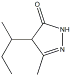 5(4)-Pyrazolone,  4-sec-butyl-3-methyl-  (1CI),859956-26-6,结构式