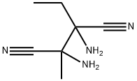 Succinonitrile,  -alpha-,-bta--diamino--alpha--ethyl--bta--methyl-  (1CI) 化学構造式