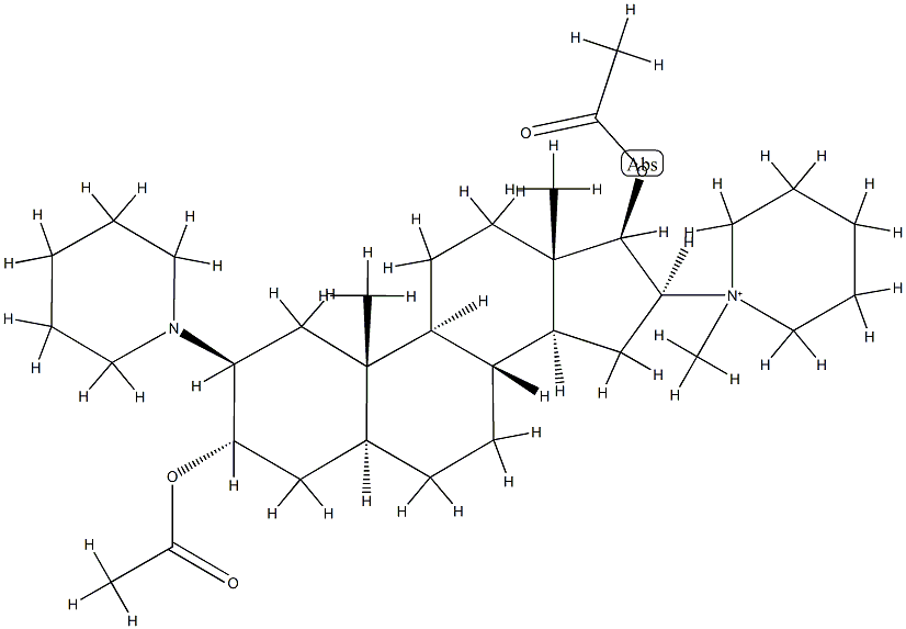 Androstane, piperidinium deriv.,86029-43-8,结构式
