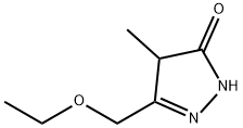 5(4)-Pyrazolone,  3-(ethoxymethyl)-4-methyl-  (1CI) Structure