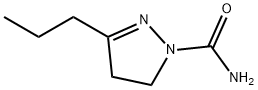 -delta-2-1-Pyrazolinecarboxamide,  3-propyl-  (1CI) Structure