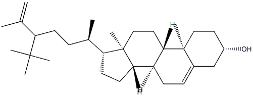 (24ξ)-24-(1-Methylethenyl)-25-methylcholesterol Struktur