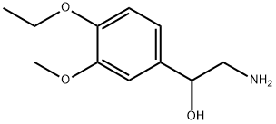 2-amino-1-(4-ethoxy-3-methoxyphenyl)ethanol Structure