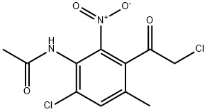 p-Acetotoluide,  2-chloro-5-(chloroacetyl)-6-nitro-  (1CI)|