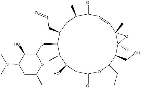 4'-デオキシ-23-ヒドロキシシラマイシンA1 化学構造式