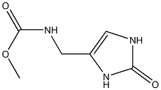 2(3)-Imidazolone,  5-[(carbomethoxyamino)methyl]-  (1CI) Struktur