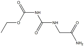 Allophanic  acid,  -gamma--(carbamylmethyl)-,  Et  ester  (2CI),861794-27-6,结构式