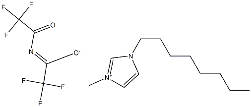 1-Methyl-3-octyl-1H-imidazolium salt with 2,2,2-trifluoro-N-(trifluoroacetyl)acetamide Structure