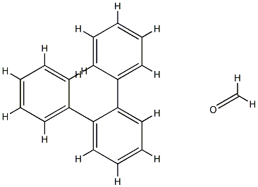 Formaldehyde, polymers with sulfonated terphenyl 化学構造式