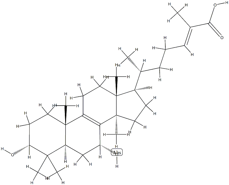 灵芝酸 U,86377-51-7,结构式