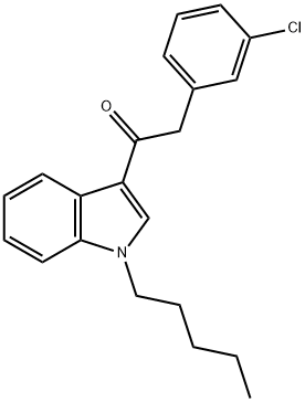 JWH 203 3-chlorophenyl isomer,864445-56-7,结构式