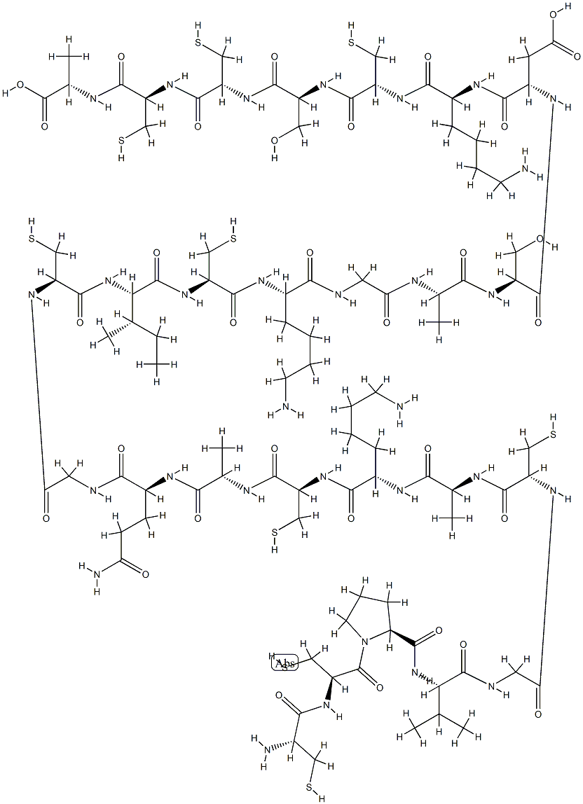 metallothionein II hexacosapeptide 36-61 化学構造式