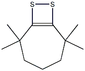 8,9-Dithiabicyclo[5.7.0]non-1(7)-ene, 2,2,6,6-tetramethyl- 化学構造式
