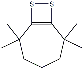 8,9-Dithiabicyclo[5.7.0]non-1(7)-ene, 2,2,6,6-tetramethyl-,86596-78-3,结构式