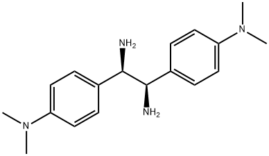 (1R,2R)-(+)-1,2-Bis(4-dimethylaminophenyl)ethylenediaminetetrahydrochloride Structure