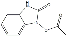 2H-Benzimidazol-2-one,1-(acetyloxy)-1,3-dihydro-(9CI),86690-38-2,结构式