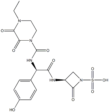 cefoperazone monobactam 化学構造式
