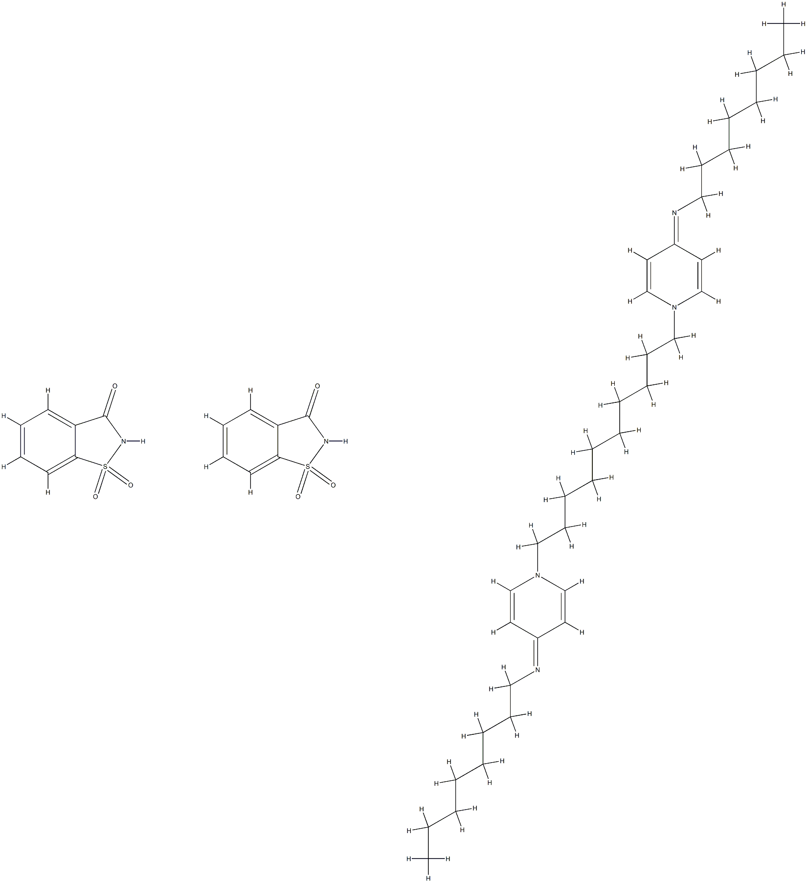 化合物 OCTENIDINE SACCHARIN 结构式