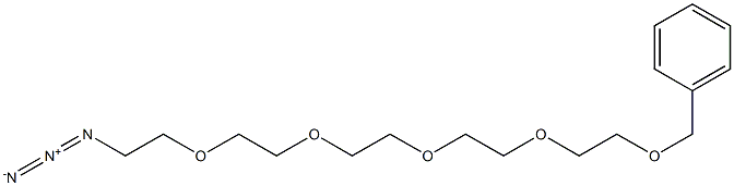 苄基-四聚乙二醇-叠氮 结构式