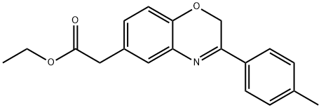 ethyl 2-[8-(4-methylphenyl)-10-oxa-7-azabicyclo[4.4.0]deca-2,4,7,11-te traen-4-yl]acetate,86818-22-6,结构式