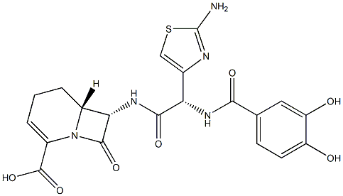 86833-76-3 (6R,7S)-7α-[[(S)-(2-Amino-4-thiazolyl)[(3,4-dihydroxybenzoyl)amino]acetyl]amino]-8-oxo-1-azabicyclo[4.2.0]oct-2-ene-2-carboxylic acid