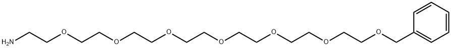 苄基-六聚乙二醇-氨基, 868594-43-8, 结构式