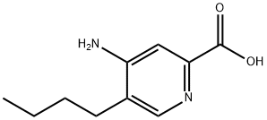 2-Pyridinecarboxylicacid,4-amino-5-butyl-(9CI) Structure