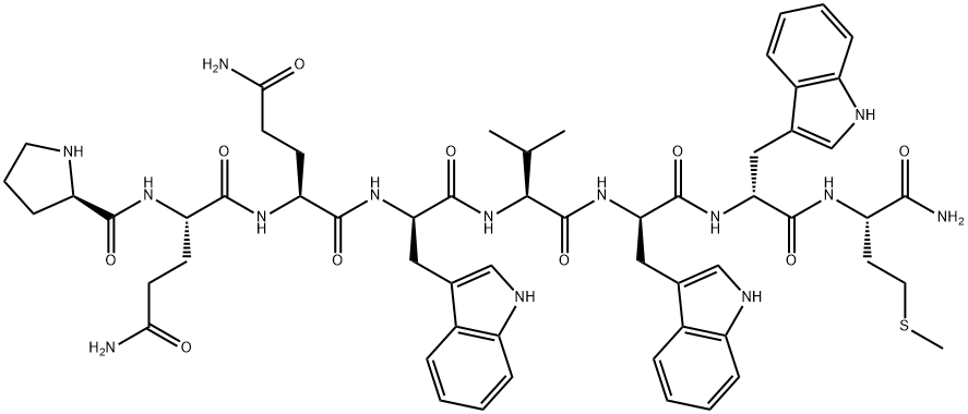 substance P (4-11), Pro(4)-Val(8)-Trp(7,9,10)- Struktur