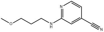 2-(3-MethoxypropylaMino)isonicotinonitrile 结构式