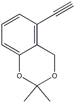 4H-1,3-Benzodioxin,5-ethynyl-2,2-dimethyl-(9CI),869550-79-8,结构式