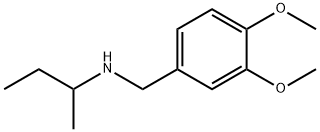 (ブタン-2-イル)[(3,4-ジメトキシフェニル)メチル]アミン 化学構造式