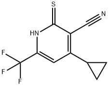 4-Cyclopropyl-2-mercapto-6-trifluoromethyl-nicotinonitrile|