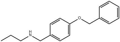 {[4-(benzyloxy)phenyl]methyl}(propyl)amine,869953-23-1,结构式