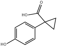 1-(4-Hydroxy-phenyl)-cyclopropanecarboxylicacid Struktur