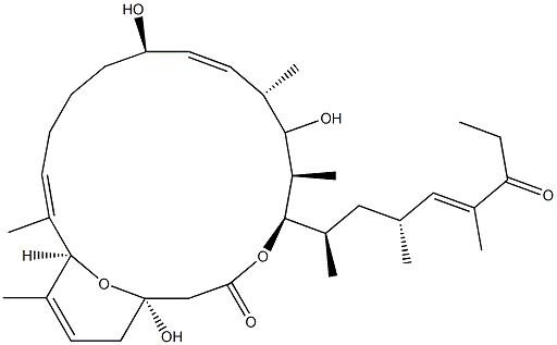 87084-46-6 (23E)-13-O-De(2,6-dideoxy-β-D-arabino-hexopyranosyl)-23,24-didehydro-23-deoxy-17-hydroxyventuricidin B