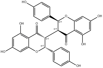 异新狼毒素 A 结构式