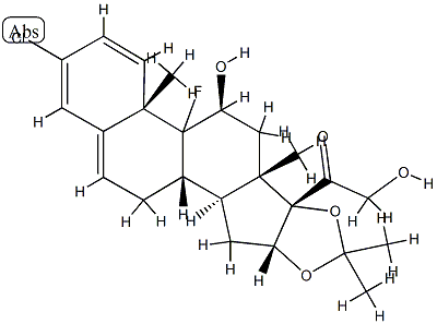 3-chlorotriamcinolone acetonide,87138-72-5,结构式