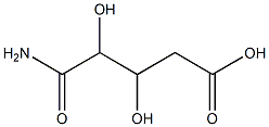 Glutaramic  acid,  -bta-,-gamma--dihydroxy-  (3CI) Struktur