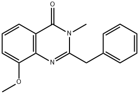 4(3)-Quinazolone,  2-benzyl-8-methoxy-3-methyl-  (3CI) Structure